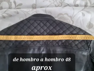 Cazadora Cuero Hombre Grafito