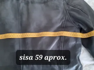 Cazadora Cuero Hombre Grafito