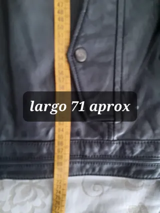 Cazadora Cuero Hombre Grafito