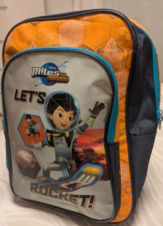 Mochila Escolar Infantil Disney Miles From Tomorro