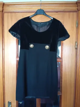Vestido vintage Miguel Rueda negro