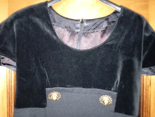 Vestido vintage Miguel Rueda negro