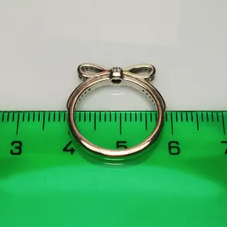Anillo Pandora Lazo Plata y Circonitas