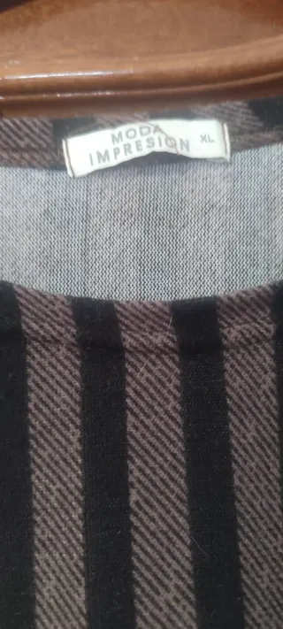 Jersey rayas y estampado floral