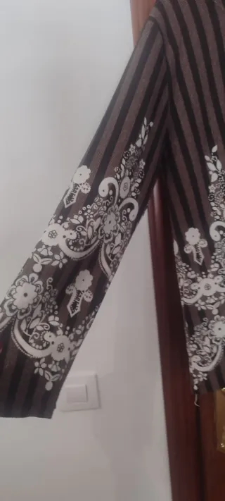 Jersey rayas y estampado floral