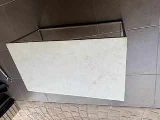 Tavolo da centro in marmo 80x45 cm