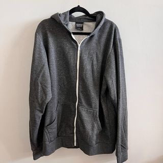 Sudadera Pull & Bear gris con cremallera