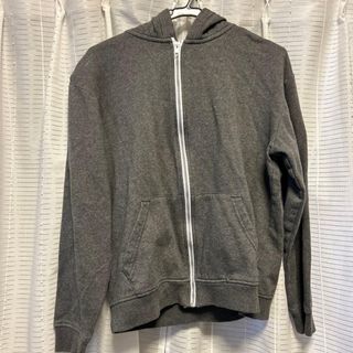 Sudadera Pull & Bear gris con cremallera