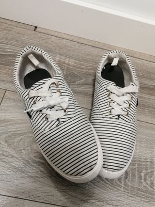 Zapatillas rayas marinera