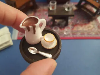 Set Miniatura Stanza Natalizia con Camino