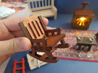 Set Miniatura Stanza Natalizia con Camino