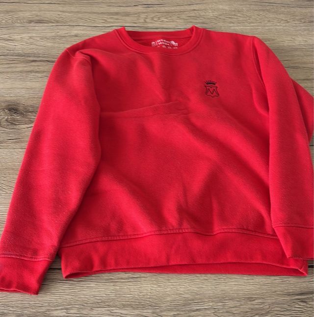 Sudadera Moral Roja Talla M