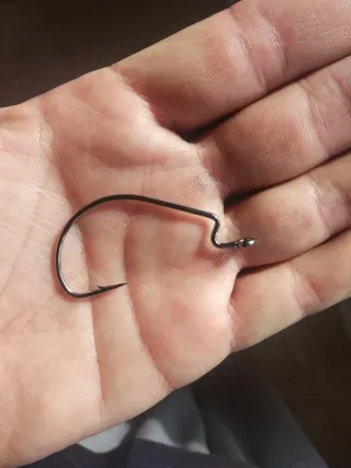 Vinilos y anzuelos de pesca