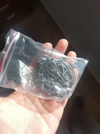 Vinilos y anzuelos de pesca