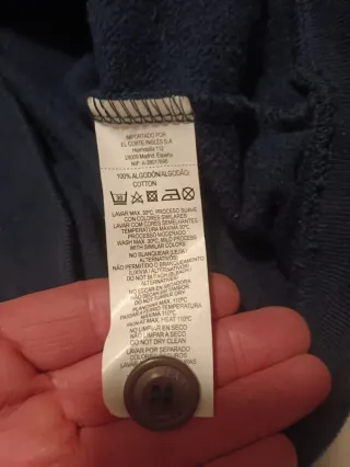 Cardigan EW Negro Talla M