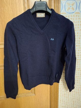 Jersey Thomas Burberry Mujer T. S/P.Azúl Marino