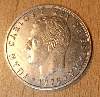 Moneda Juan Carlos I Rey de España 1975