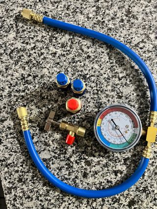 Manguera Carga Refrigerante Manómetro