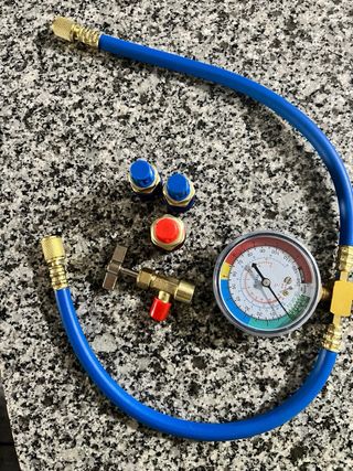 Manguera Carga Refrigerante Manómetro