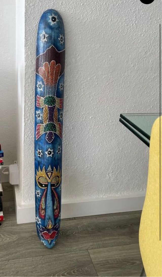 Máscara Africana Decorativa 100x13cm