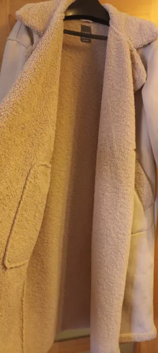 Abrigo largo beige Primark