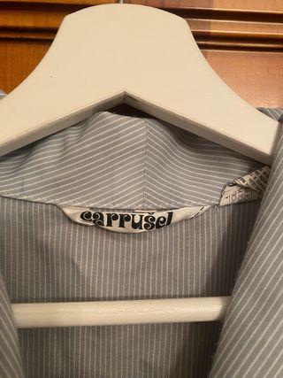 Pijama Caballero Azul y Blanco