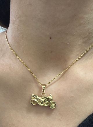 Colgante Oro 18k Moto