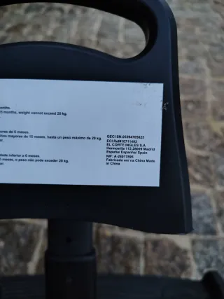 Patinete Silla de Paseo Niño