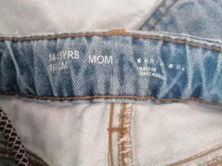 Pantalón vaquero bicolor