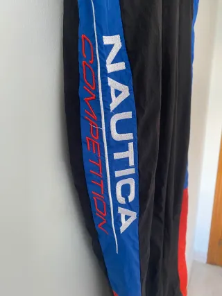 Pantalón Nautica Competition Negro Multicolor