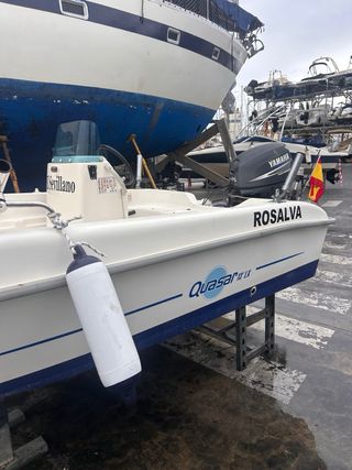 Barco Quasar 13' LX con Yamaha 25cv 4T y remolque.