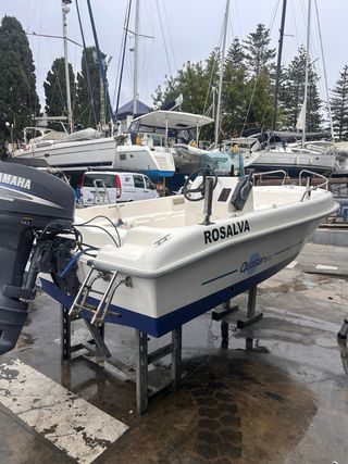 Barco Quasar 13' LX con Yamaha 25cv 4T y remolque.