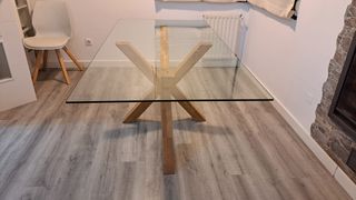 Tavolo da Pranzo in Cristallo 200x100cm