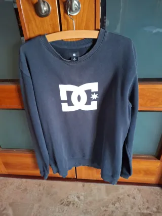 Sudadera DC Shoes gris antracita Logo Grande