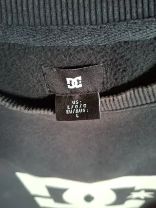 Sudadera DC Shoes gris antracita Logo Grande