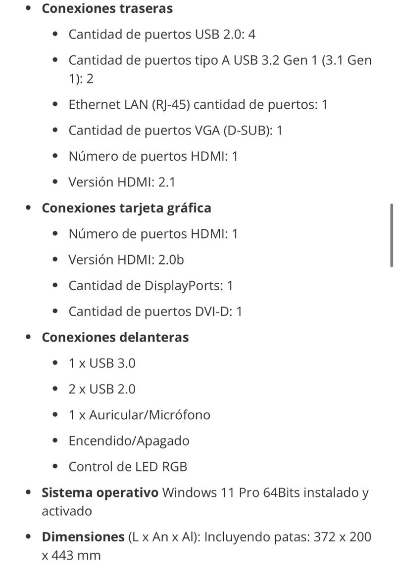 Ordenador Gamer MSI Blanco + 2 Monitores afbeelding 9