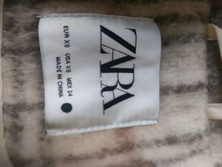 Sobrecamisa Zara cuadros XS