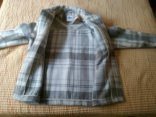 Sobrecamisa Zara cuadros XS