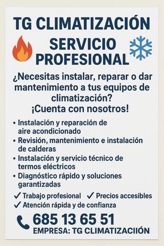 instalación de climatización