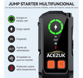 Arrancador Coche e Inflador ACEZUK