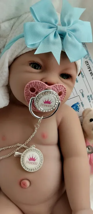 Bebé Reborn Silicona Completa 44cm