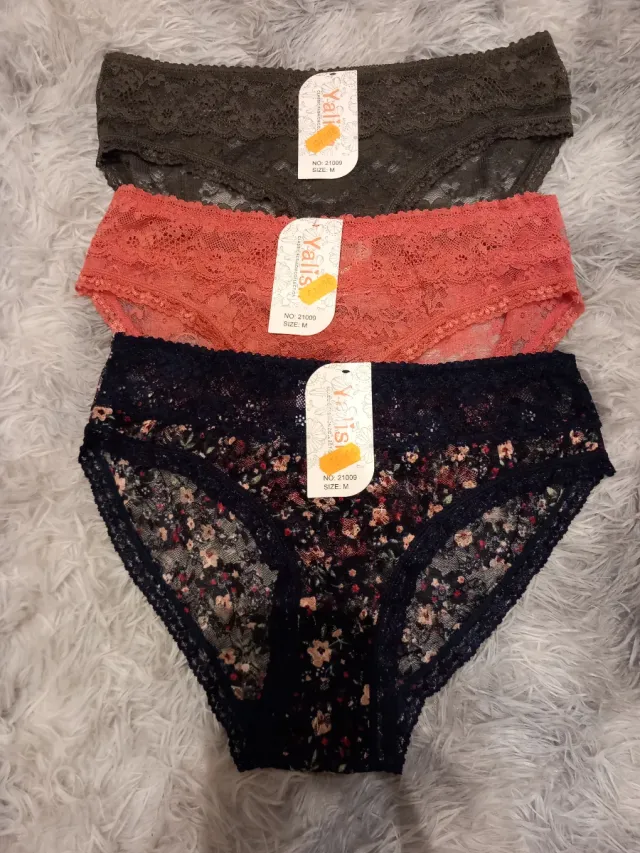 Lote 3 bragas Yalis Talla M