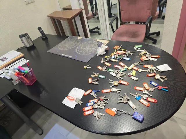 Mesa de dirección/reunión lateral semi-redonda