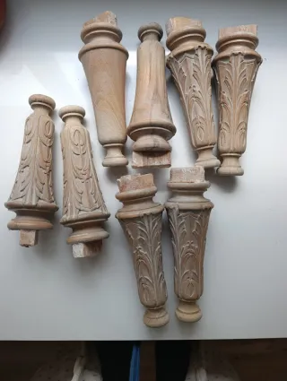 Patas de madera para muebles