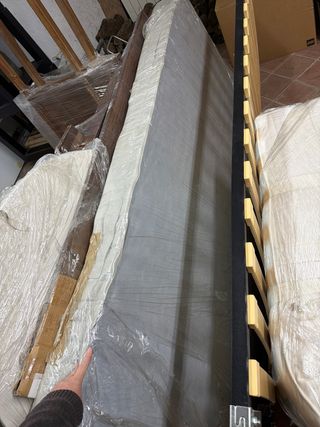 Colchón individual de tela