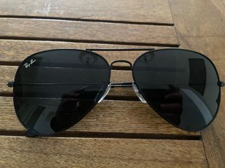 Gafas de sol Ray-Ban Aviator Negras made in italy
