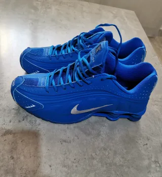 Tenis Nike Shox R4 Azules Talla45