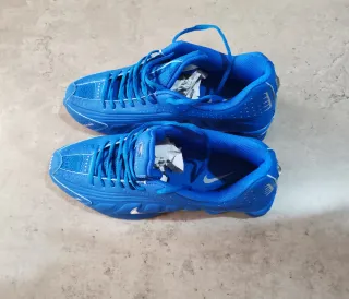 Tenis Nike Shox R4 Azules Talla45