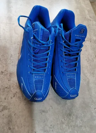 Tenis Nike Shox R4 Azules Talla45