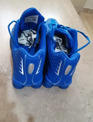 Tenis Nike Shox R4 Azules Talla45